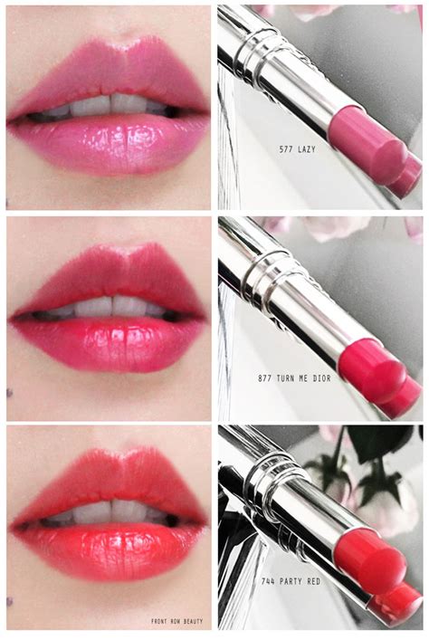 dior addict lacquer stick swatches temptalia|Dior Addict hydrating shine lipstick.